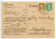 Germany 1929 Postcard; Bruchmühlen To Ostenfelde; 5pf. Schiller & 3pf. Goethe; Bentheim-Lohne Bahnpost Postmark - Brieven En Documenten