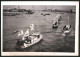 Fotografie Ansicht Tokio, Gründungsfeier Des Japanischen Kaiserreichs - Boote Auf Dem Fluss Sumida  - Personalità