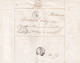 Lagny (73 Savoie) Type 15 Lettre Pour Et Cursive De Thorigny Sur Oreuse Taxe 25 Centimes En 1851 - 1801-1848: Vorläufer XIX