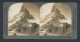 Stereo-Fotografie Keystone View Company, Meadville /Pa, Ansicht Matterhorn  - Fotos Estereoscópicas