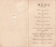 BLAUWPUT :  Diner Désiré Flandre 1933  :  COMMUNIE  (  16 X 10.5 Cm ) - Menú