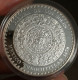 MEXICO Mint AZTEC CALENDAR & Old Coin Press .999 Silver Ounce PROOF Cond. Unc., In Capsule - Mexique