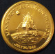 1969 MOON LANDING Gilded Metal Piece, See Imgs. For Cond., Nice, Bargain Priced - Mexique