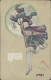 Cr18 Cartolina Art Deco Woman  Donnina Illustratore Artist Meschini - Other & Unclassified