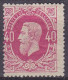 Belgique - N°34 * 40c Léopold II Rose-carmin 1870 - Voir Scans - 1869-1883 Léopold II