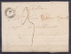 L. Càd T18 FONTAINE L'EVEQUE /19 X (1837) Pour MONS - Griffe Correspondance D'arrondissement [CA] - Port "3" (au Dos: Cà - 1830-1849 (Unabhängiges Belgien)