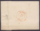L. Càd T18 FONTAINE L'EVEQUE /19 X (1837) Pour MONS - Griffe Correspondance D'arrondissement [CA] - Port "3" (au Dos: Cà - 1830-1849 (Onafhankelijk België)