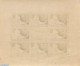 Croatia 1944 Imperforated M/s, 6 Of 8 Stamps Are MNH, Mint NH - Croatie