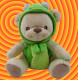 Nature Bearries Peluche Green Frog Teddy Bear - Ours