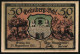 Notgeld Grünberg 1921, 50 Pfennig, Schillerhöhe, Stadtwappen Und Ziegenbock  - Lokale Ausgaben