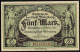 Notgeld Würzburg 1918, 5 Mark, Burg, Stadtwappen  - [11] Local Banknote Issues