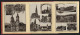 Leporello-Album 12 Lithographie-Ansichten St. Gallen, Synagoge, Kaserne, Zeughaus, Polizeiwache, Cafe Weisshaar, Hotel  - Lithographien