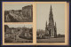 Leporello-Album 21 Lithographie-Ansichten Edinburgh, New Medical School, University, John Knox House, Princes Street  - Lithographien