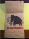 Ancienne Grande Poche Sac Papier Magasin Supermarché MAMMOUTH ( éléphant )  Années 70 / 80 - Advertising