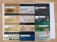 12pcs Bank Cards, - Krediet Kaarten (vervaldatum Min. 10 Jaar)