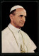 AK Portrait Papst Paul VI. Blickt In Die Ferne  - Popes