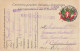 CARTOLINA FRANCHIGIA SCHIATORI ALPINI CENSURA 1917 POUR FRANCE NICE - Military Mail (PM)