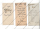 MENU - Lot De 7 Pièces De 1920 à 1939 - Famille NAWAY - Battice, Thimister, Verviers ( B374 ) - Menükarten