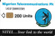 Nigeria: Nigerian Telecommunications - 1996 Nitel ...Your Link To The World. (0 Dashed) - Nigeria