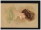 AK Frauen: Frau Mit Perlenkette Hochgesteckte Haare, Lindau 14.05.1909 - Moda