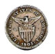 PHILIPPINES  US. Administration  20  Centavos  Eagle  KM166  Année 1905s  Ag. 0.900 - Filippijnen