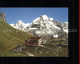 11566556 Rotstockhuette Mit Moench Und Jungfrau Berghuette Berner Alpen Rotstock - Autres & Non Classés