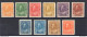 1922-31 CANADA - SG 246/255 Serie Di 10 Valori MH*- 1 $ MNH** - Sonstige & Ohne Zuordnung