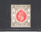 1921-37 HONG KONG - Stanley Gibbons N. 130 - 2$ Carmine Red And Grey Black - MNH** - Autres & Non Classés