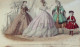 Delcampe - English Woman's Mode De 22 Gravures 1863 - Fashion