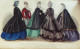 Delcampe - English Woman's Mode De 22 Gravures 1863 - Mode
