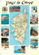 Carte Map De La Corse (scan Recto-verso) QQ 1160 - Other & Unclassified