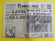 Journal France-Soir Du 10 Octobre 1945 Pétain Portalet Laval Condamné à Mort De Gaulle  Darnand Leclerc Saïgon Indochine - Autres & Non Classés