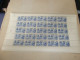 N° 607 En Feuille  De  25 Timbres Entières Neuves - Full Sheets