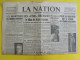 Journal La Nation Du 30 Septembre 1945 Leclerc Indochine Franco épuration Beauval De Gaulle Chine Laos FFI - Other & Unclassified