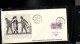 Delcampe - BICENTENAIRE REVOLUTION FRANCAISE 100 FDC ET LETTRES DANS UN CLASSEUR AVEC ETUI - 1 Ere PARTIE - Lots & Kiloware (mixtures) - Max. 999 Stamps