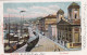 Tramway Tram In Trieste Riva Carciotti Hand Colored  P. Used Austria 1903 - Tranvía