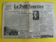 Journal Le Petit Courrier Du 31 Janvier 1941. Collaboration Discours Du Chancelier Hitler Weygand Japon Thailande Siam - Andere & Zonder Classificatie