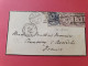 Grande Bretagne - Enveloppe De Edinburgh Pour La France En 1885 Via Calais - Réf 3543 - Brieven En Documenten