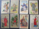 Chine Illustrations  Chinoise  Lot 9 Chromos Ruby Queen Ancien - Andere & Zonder Classificatie