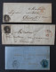 BELGIQUE 3 Lettres HERVE 1855 LIEGE 1854 MARIEMBOURG 1863 Timbres Leopold I 10c 20c Belgie Belgium Timbre Stamps - Autres & Non Classés