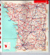 ATLAS AZUR 1963 . Cartes Routières France, Régions, Grandes Villes , Banlieue Parisienne… DESMARAIS Frères . - Carte Stradali