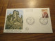 FDC - 1er Jour - France - 1965 - Chateau Fort De Joux - 1960-1969