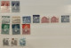 Delcampe - Norwegen Norway - Small Collection Of Used Stamps + Postcard From Nordkapp - Collezioni