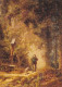 AK 210974 ART / PAINTING ... - Carl Spitzweg - Jäger Im Wald - Ausschnitt - Paintings