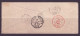 FRANCE 1853-1860 Stamps 40c YT N°16 On The Cover To Mons (Belgium) - 1853-1860 Napoleone III