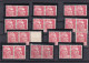 12 Exemplaires Du Numero 721 Ou Petit A Ou Petit B ,,, Tres Forte Cote,je Crois +++ De 300€ ,,, Pas De Charniere - Unused Stamps