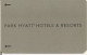 STATI UNITI  KEY HOTEL  Park Hyatt Hotels & Resorts - Hotelsleutels (kaarten)