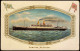 Ansichtskarte  Schiffe Dampfer Steamer DAMPFER "BLÜCHER" 1919 Prägekarte - Steamers