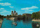 75 - Paris - Cathédrale Notre Dame - La Seine Et Le Chevet De Notre-Dame - Vedette - Bateau-Mouche - Bateaux - Carte Neu - Notre-Dame De Paris