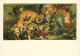 Art - Peinture - Eugène Delacroix - La Chasse Aux Lions - Carte De La Loterie Nationale - CPM - Voir Scans Recto-Verso - Peintures & Tableaux
